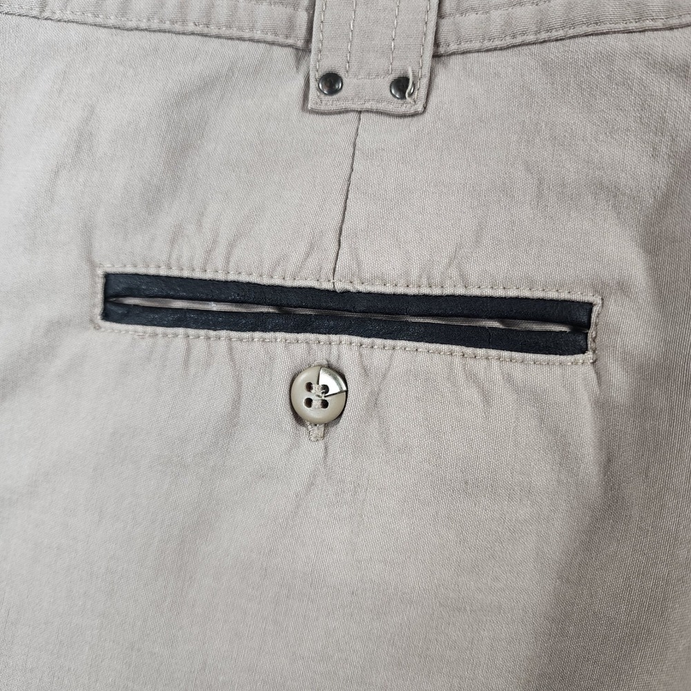 Jamie Sadock Tan Bermuda Knee Shorts Womens 12 Golf Stretch Multi-Pocket Cargo - Picture 4 of 7